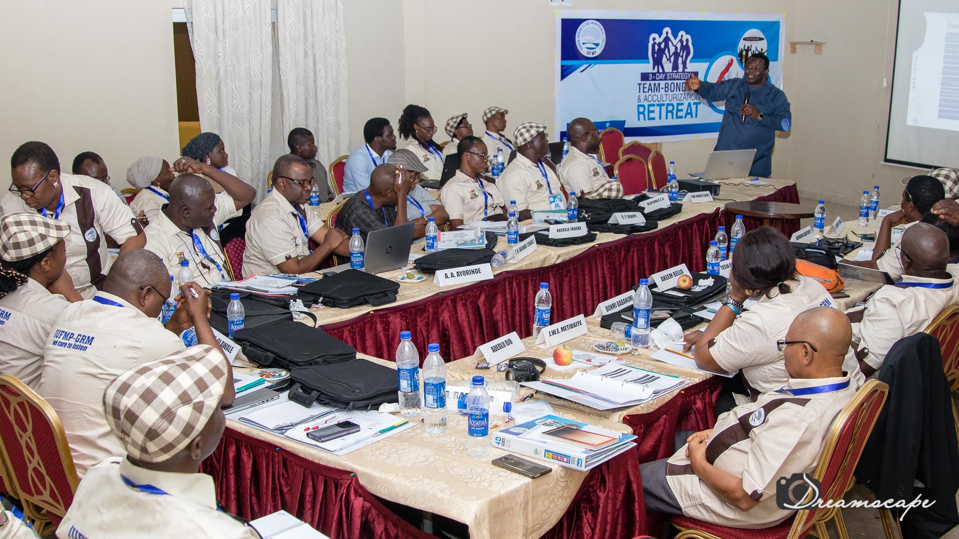 Project Implementation Unit members at a training session IUFMP Team