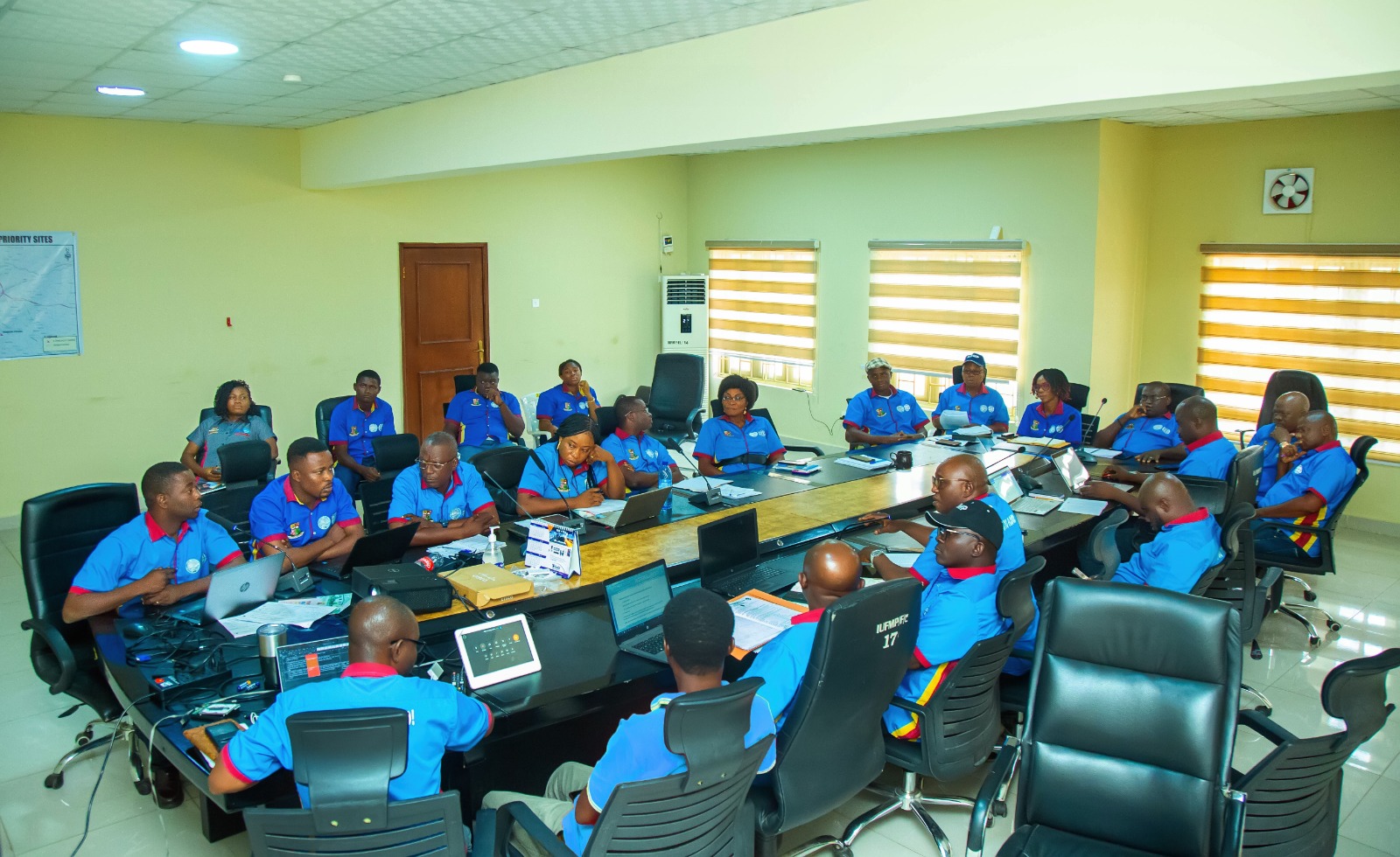 IUFMP Specialists, Consultants and other staff members at a meeting board IUFMP members at a meeting