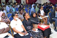 MDA Official at the Early warning stakeholder workshop